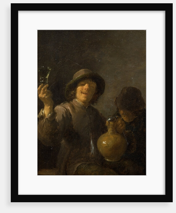 Two Boors drinking by David the Younger Teniers