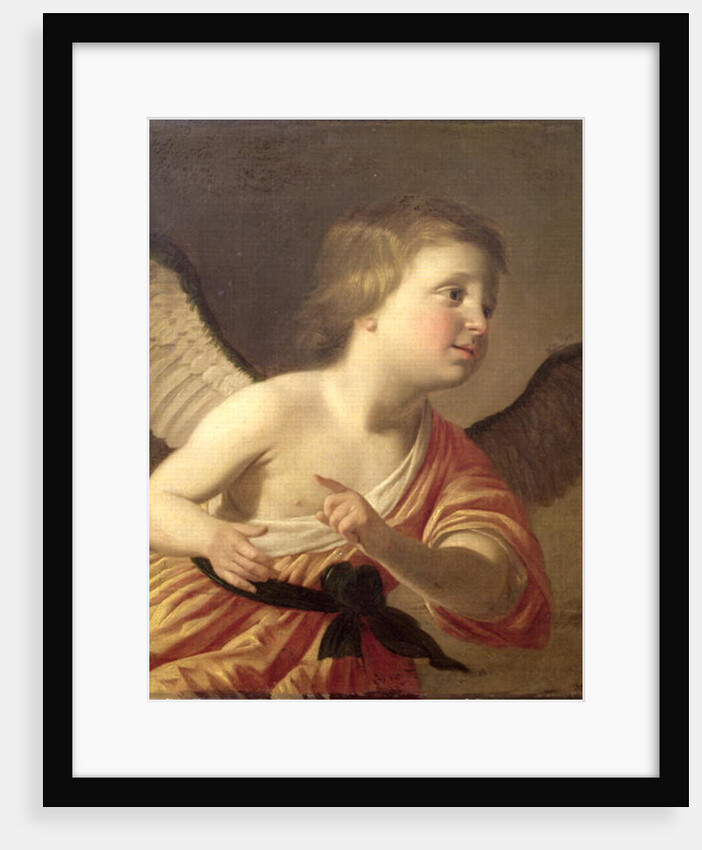 Portrait of the young Prince Maurice of Bohemia as Cupid by Gerrit van Honthorst