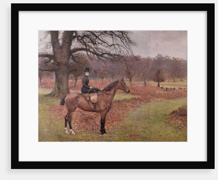 Lady Mabel Bridgeman on 'Claribel', 1885 by Charles Augustus Henry Lutyens