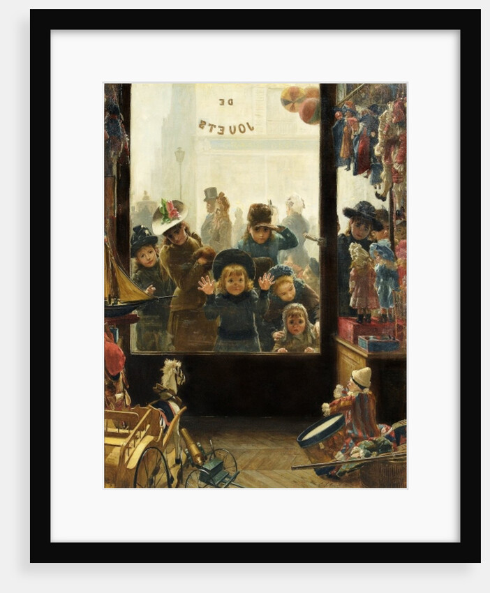 The Toyshop Window by Timoleon Marie Lobrichon