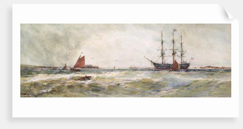 Squally Weather, Portsmouth by Thomas Bush Hardy