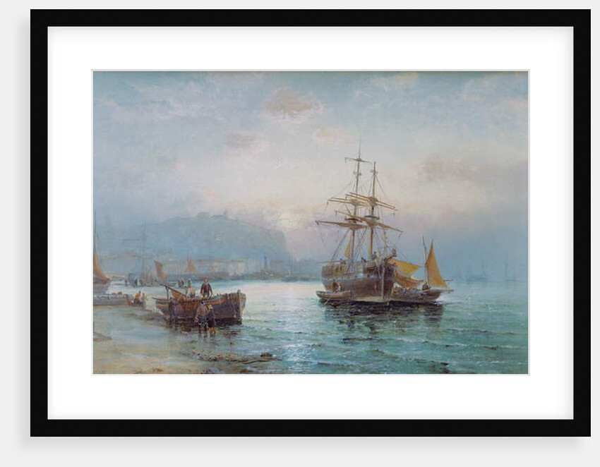 Scarborough Harbour by William A. Thornley or Thornbery