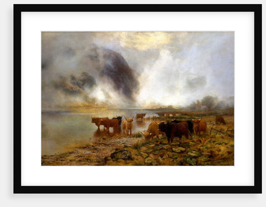 A Highland Loch, 1899 by Louis Bosworth Hurt