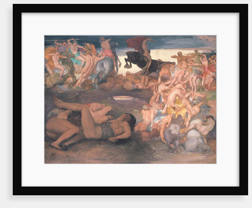 Amazons Fighting, c.1913 by Rudolf Jettmar
