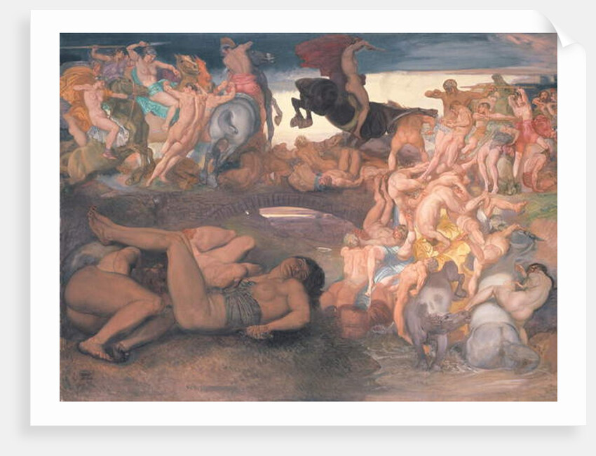 Amazons Fighting, c.1913 by Rudolf Jettmar