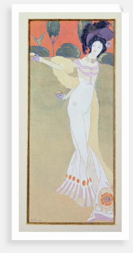 Woman Feeding a Bird by Georges de Feure