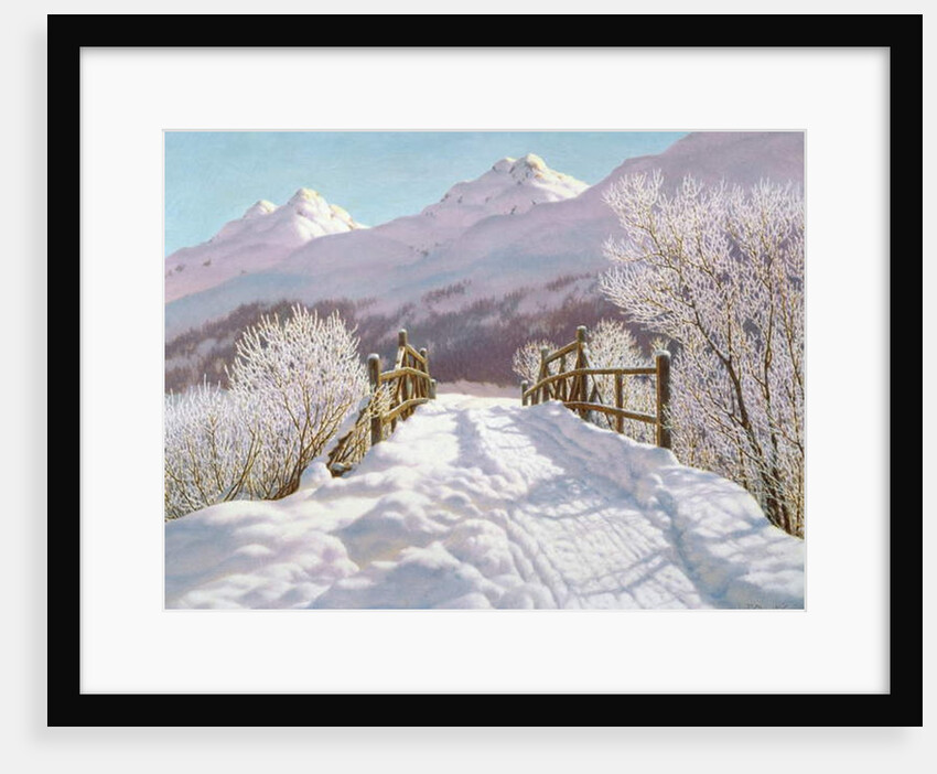 Silver Frost, Engadine, 1910 by Ivan Fedorovich Choultse