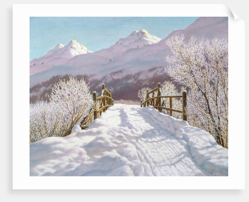 Silver Frost, Engadine, 1910 by Ivan Fedorovich Choultse