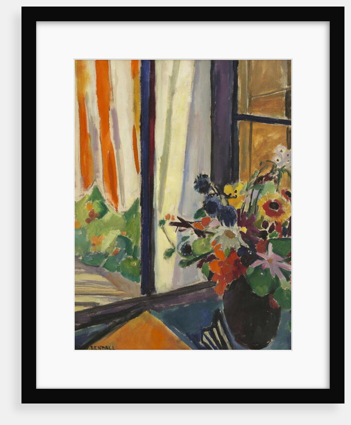 Flowers before a window, c.1930 by Mildred Bendall