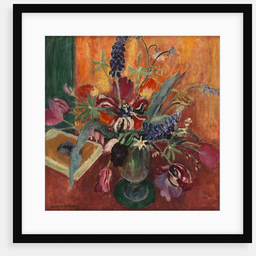 Lupins and tulips, c.1925 by Mildred Bendall