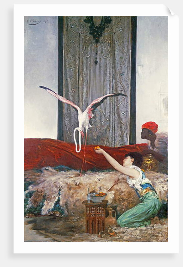 The Pet Flamingo by Georges Clairin