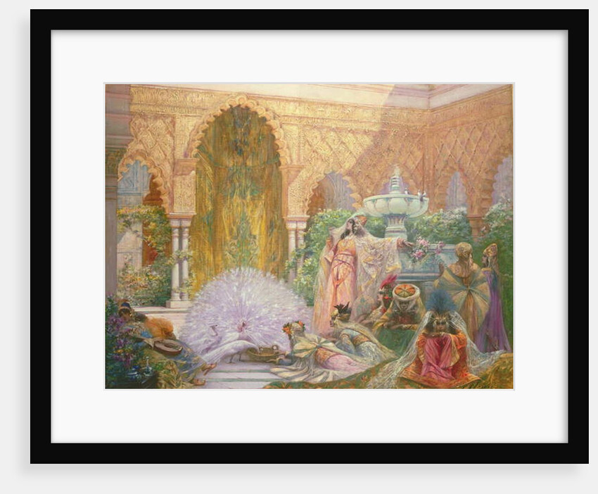 The Peacock Garden by Georges Clairin