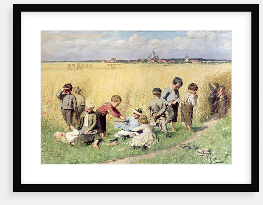 The Route to School by Emile Claus