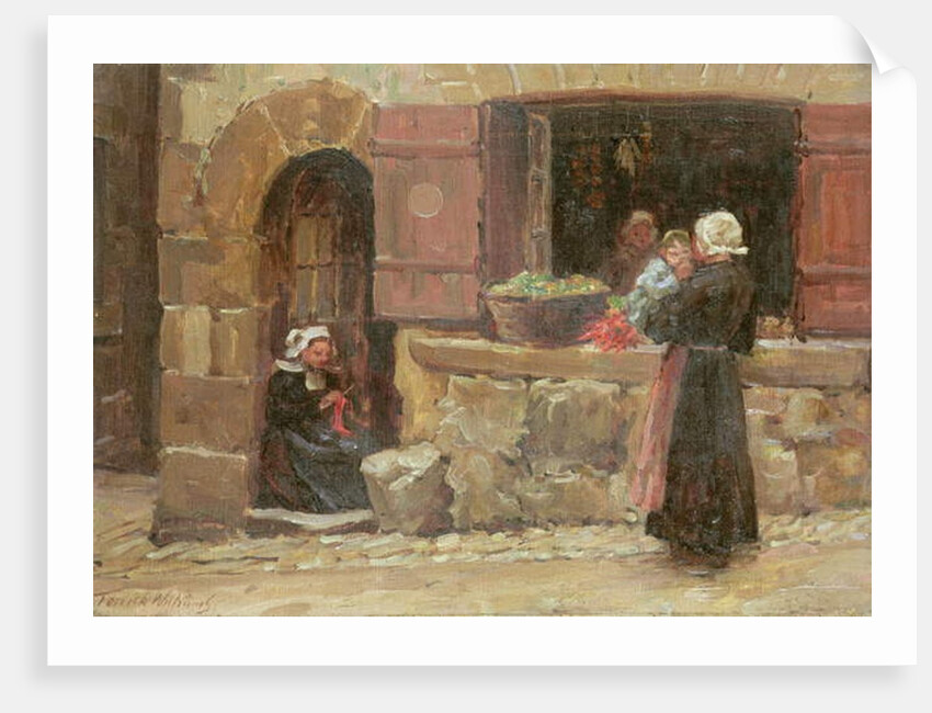 A Little Shop, Quimperle, Brittany by Terrick Williams