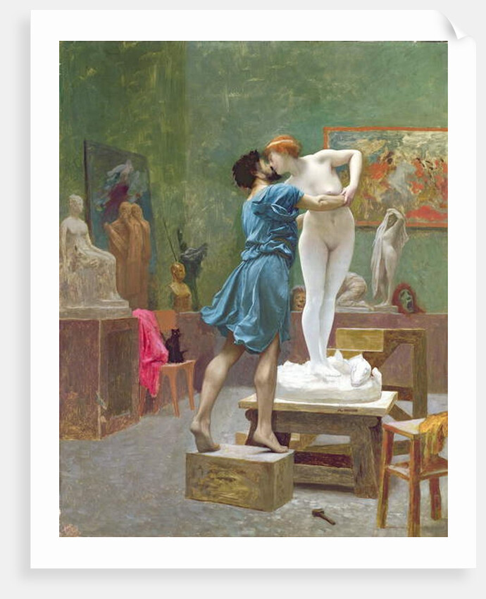 Pygmalion and Galatea, 19th century by Jean Leon Gerome