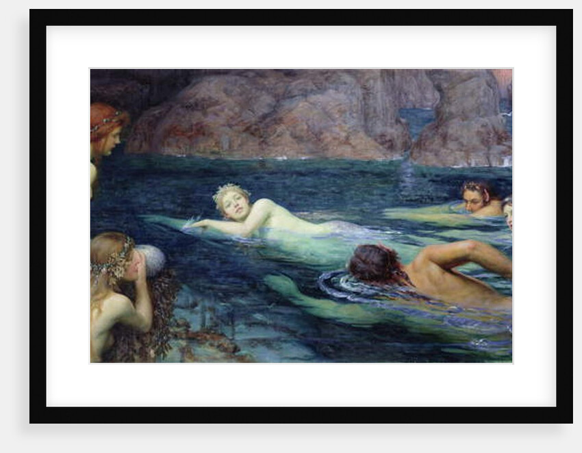A Race with Mermaids and Tritons, 1895 by Collier Twentyman Smithers