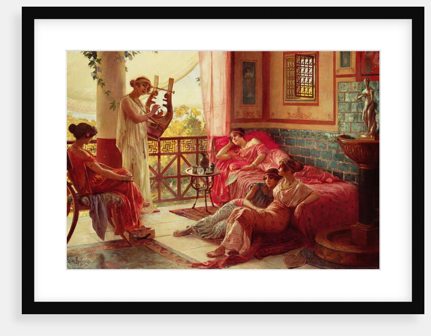 The Lyre Player by Georges Marie Rochegrosse