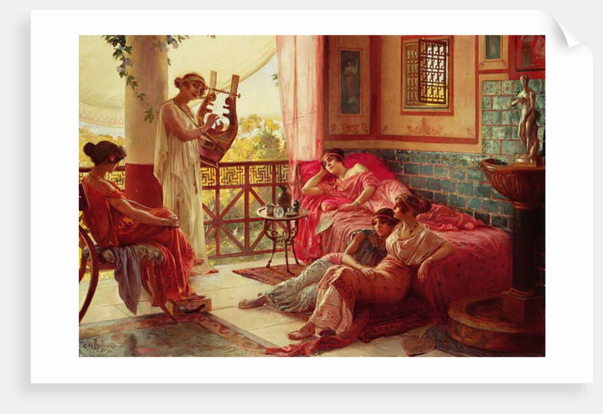 The Lyre Player by Georges Marie Rochegrosse