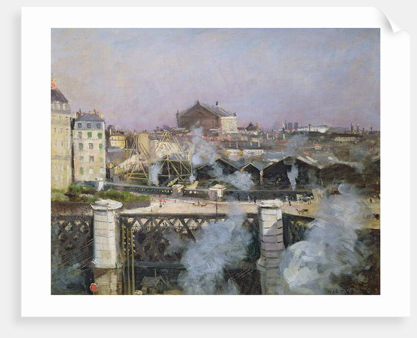 Le Pont de L'Europe by Norbert Goeneutte