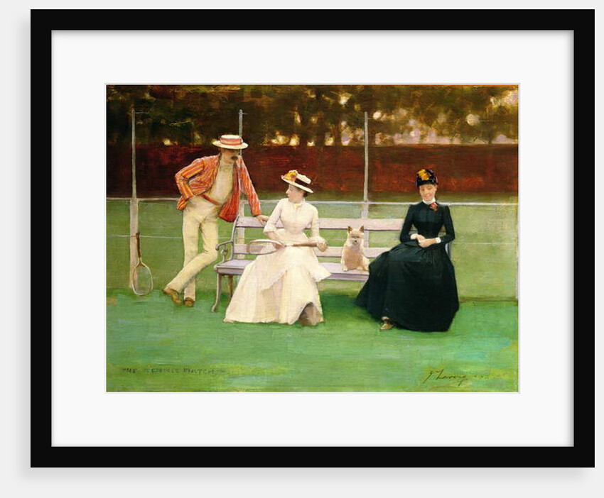 The Tennis Match by John Lavery
