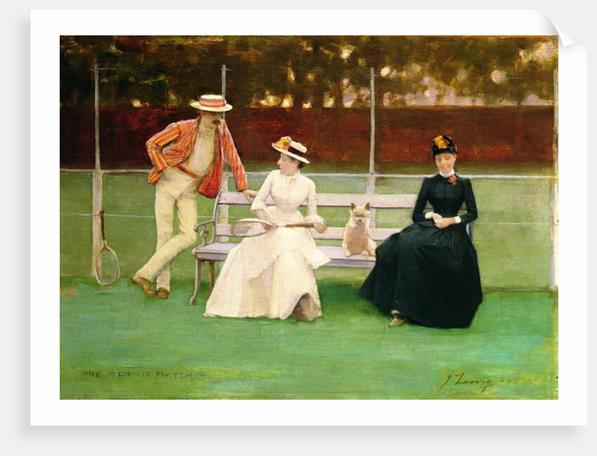 The Tennis Match by John Lavery