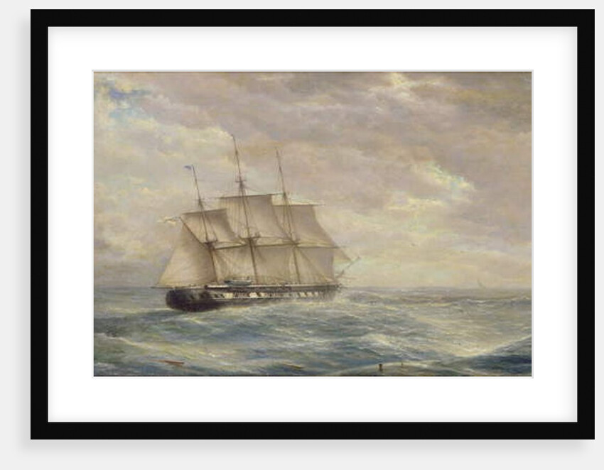 British Ship on the High Seas, 1876 by Isaac Walter Jenner