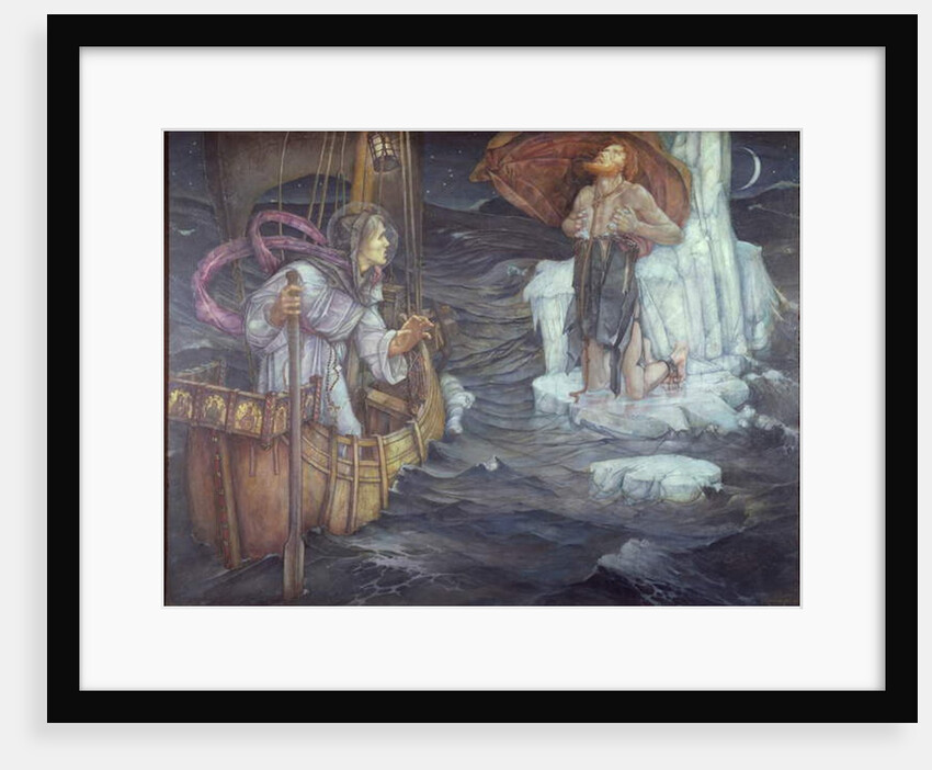 St. Brendan, 1908 by Edward Reginald Frampton