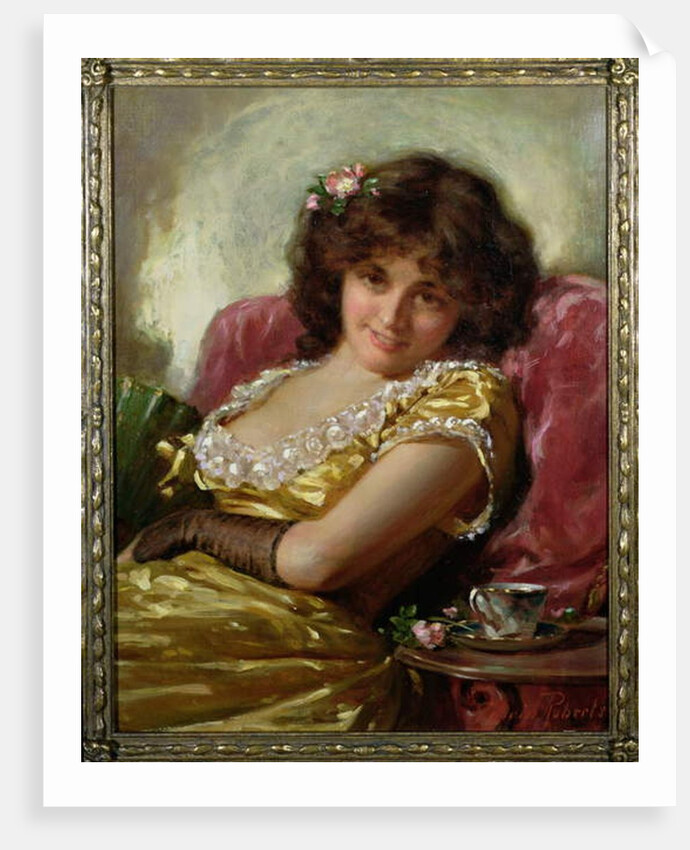 Portrait of a Woman, c.1890 by Edwin Thomas Roberts