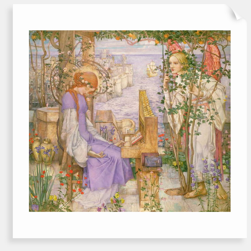St. Cecily, c.1904 by Edward Reginald Frampton