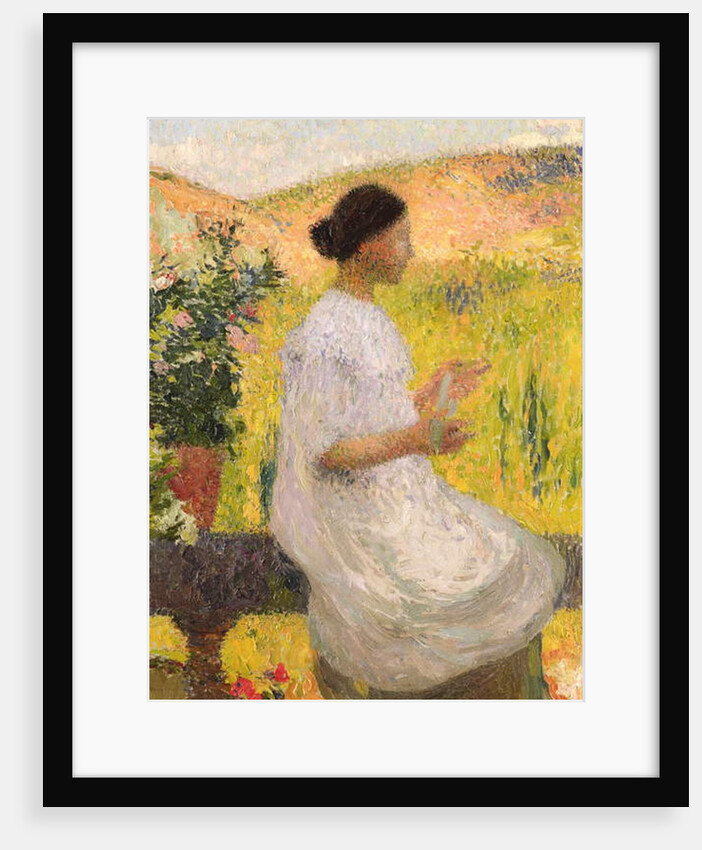 The Blue Dress, 1917 by Henri Jean Guillaume Martin