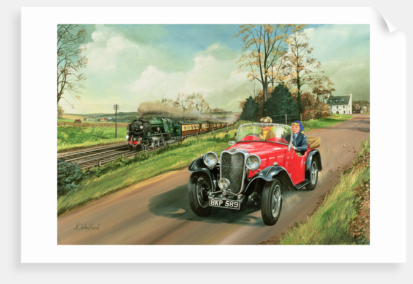 Racing the Train, 1995 by Richard Wheatland