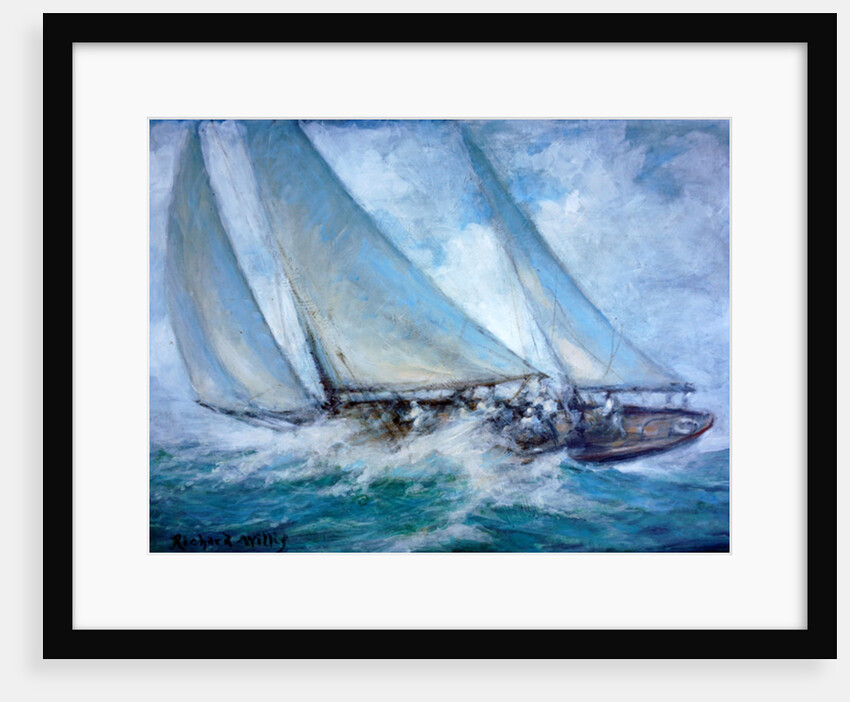 Classic Yacht - 'Twixt Wind and Water' by Richard Willis