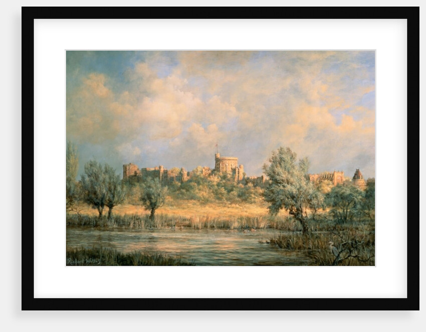 Windsor Castle: from the River Thames by Richard Willis