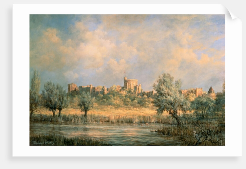 Windsor Castle: from the River Thames by Richard Willis