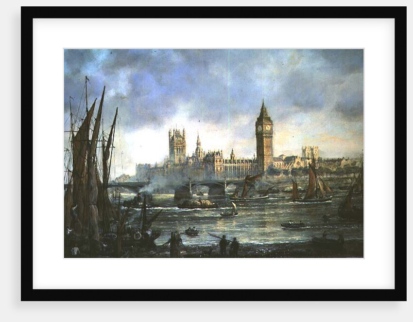 The Houses of Parliament and Westminster Bridge by Richard Willis