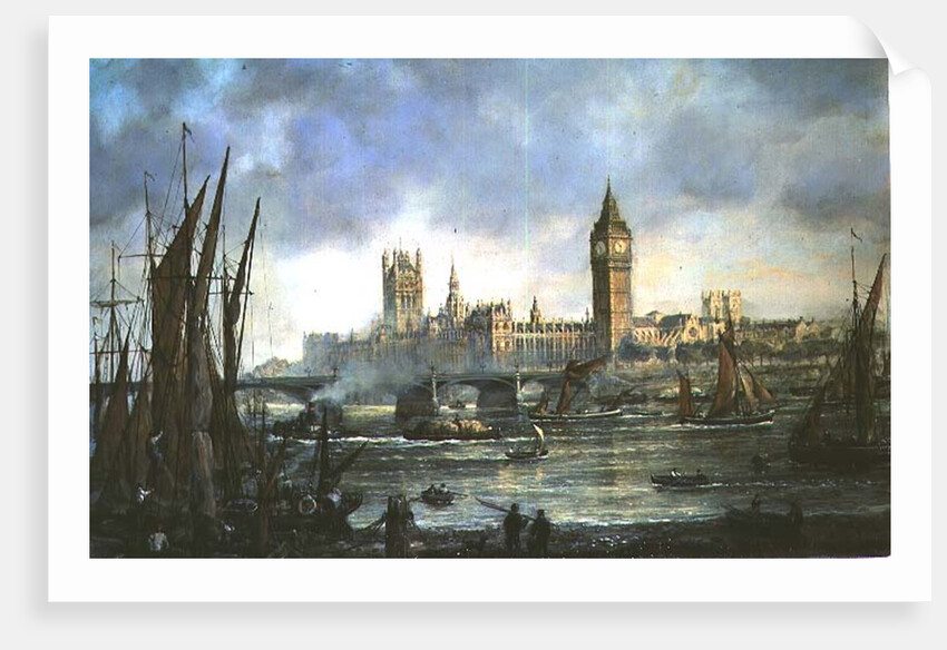 The Houses of Parliament and Westminster Bridge by Richard Willis