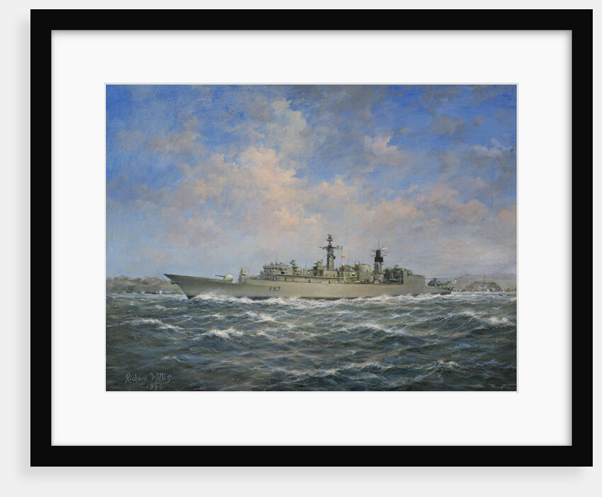 H.M.S. Chatham Type 22 Frigate, 1996 by Richard Willis