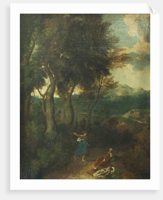 Hagar and Ishmael by Gaspard Poussin Dughet