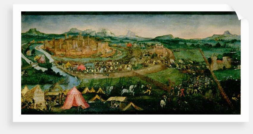 The Battle of Pavia by Joerg the Elder Breu