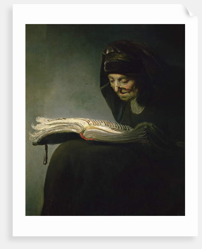 Portrait of Rembrandt's Mother by Rembrandt Harmensz. van Rijn