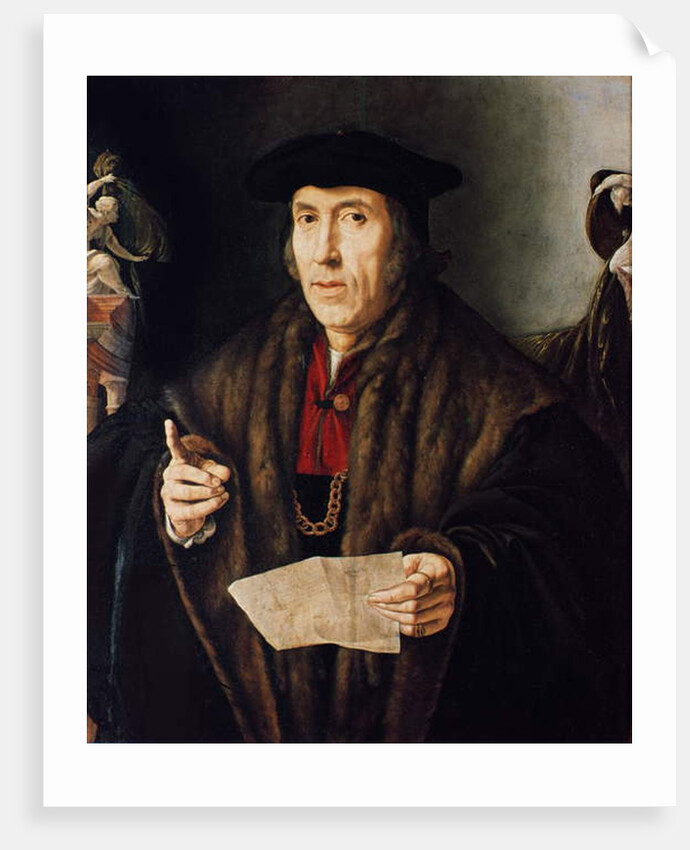 Portrait of a Man, possibly Judge John More, father of Sir Thomas More by Jan Cornelisz Vermeyen