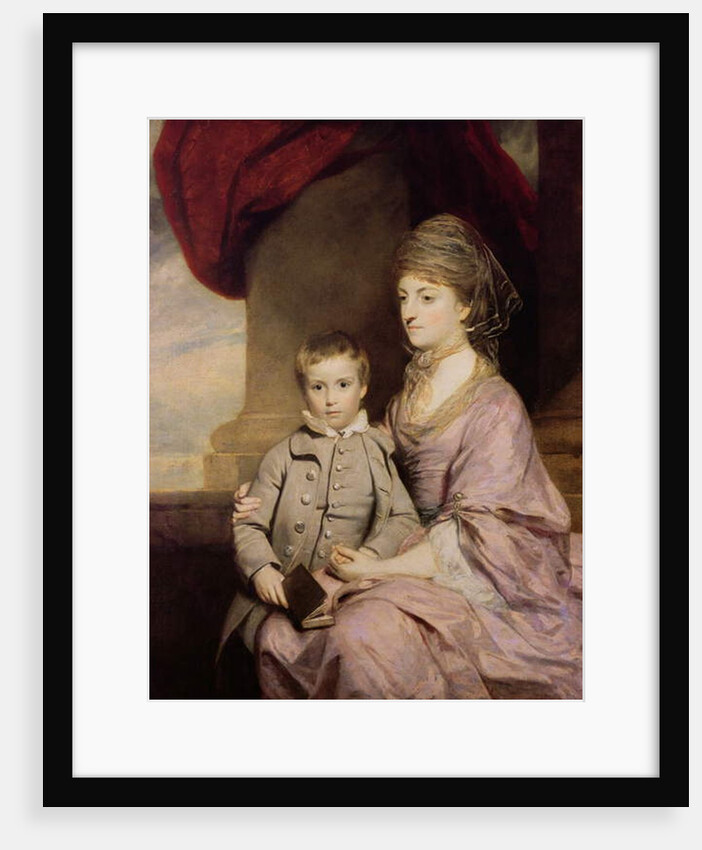 Elizabeth Herbert, Countess of Pembroke and her son George, Lord Herbert 1764-67 by Joshua Reynolds