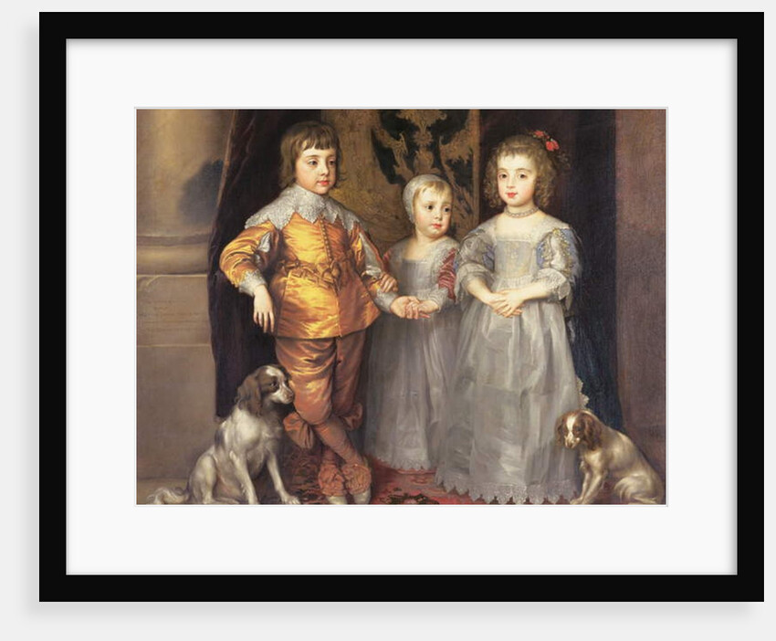The Children of King Charles I of England and Queen Henrietta Maria, 1637 by Anthony van Dyck