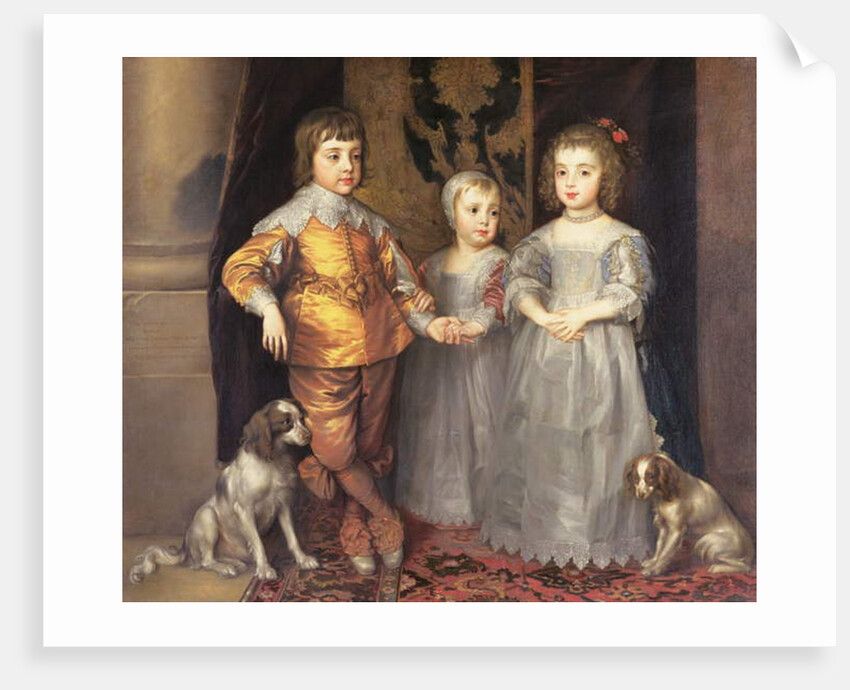 The Children of King Charles I of England and Queen Henrietta Maria, 1637 by Anthony van Dyck