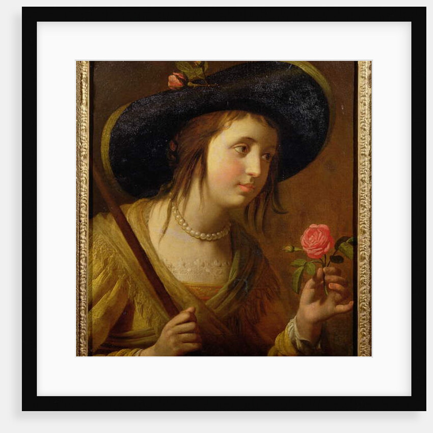 Princess Sophia of Bohemia, mother of George I as a shepherdess by Gerrit van Honthorst