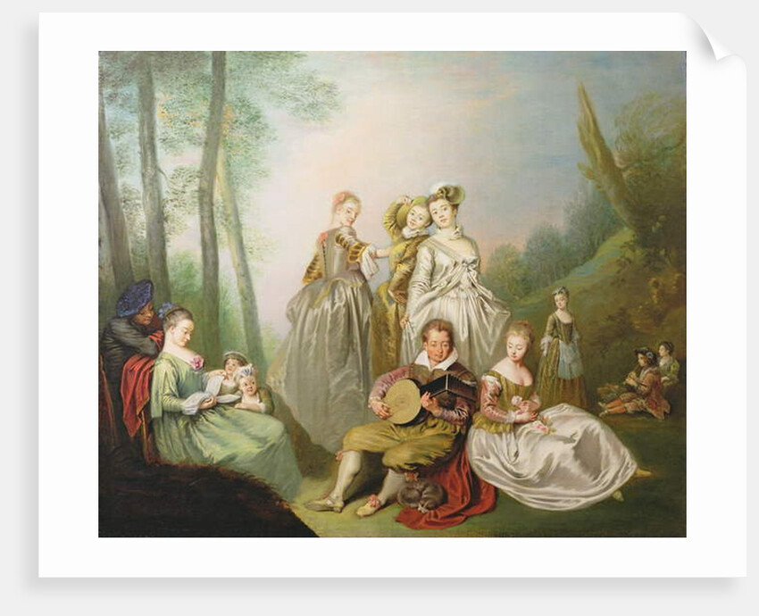 A Musical Family by Philippe Mercier