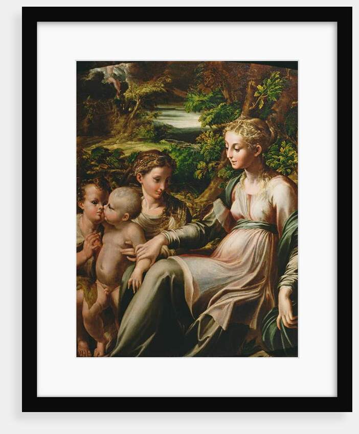 Virgin and Child, with Saints Catherine and John by Parmigianino (1503-40)