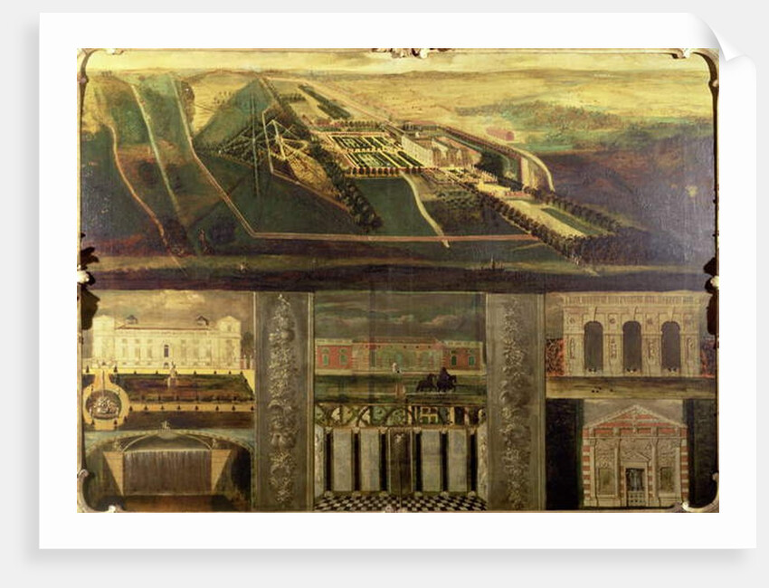 Topographical view of Wilton House by Leendert or Leonard Knijff