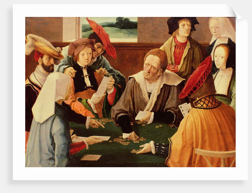 The Card Players by Lucas van Leyden