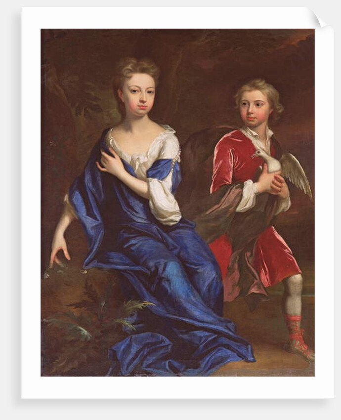 Lady Catherine and the Honourable Robert Herbert, c.1709-10 by Jonathan Richardson